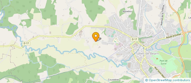 localisation de l'entreprise L'EQUIPEMENT MODERNE à SALIES DE BEARN