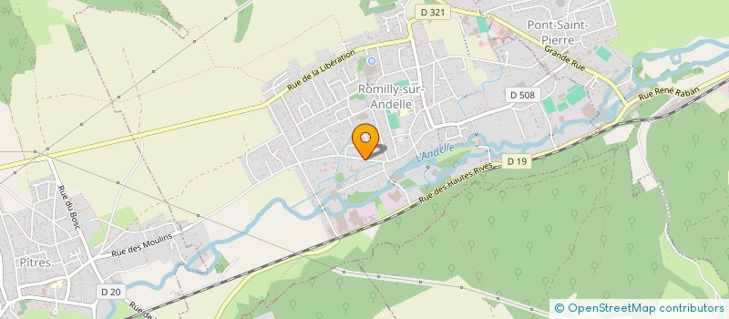 localisation de l'entreprise L EQUIPEMENT MODERNE SIAB MODULAB à ROMILLY-SUR-ANDELLE
