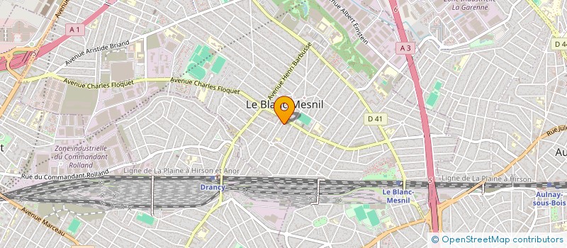localisation de l'entreprise L'ERABLE à LE BLANC-MESNIL