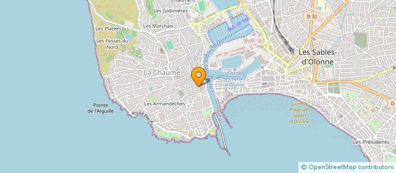 localisation de l'entreprise L'ERABLE à LES SABLES D'OLONNE