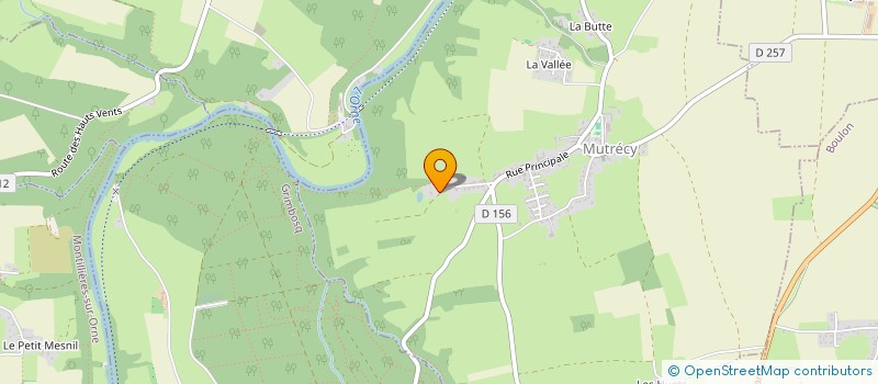 localisation de l'entreprise L'ERABLE  MUTRECY