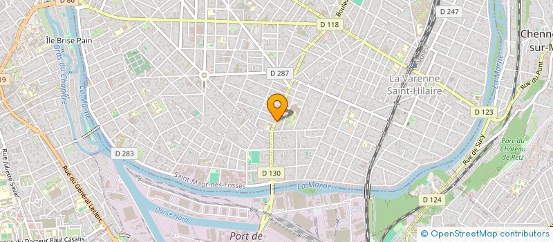 localisation de l'entreprise L'ERABLE à SAINT-MAUR-DES-FOSSES