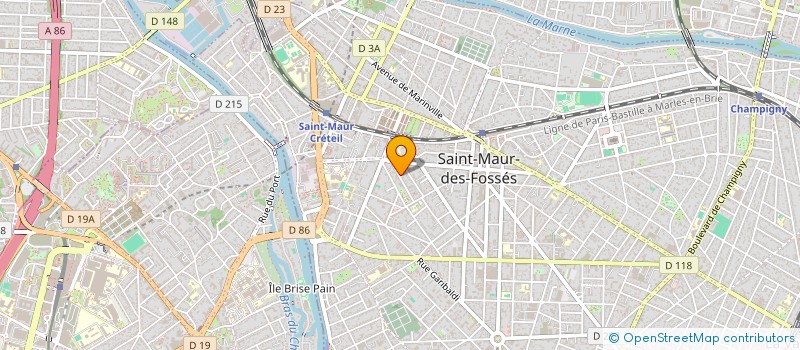 localisation de l'entreprise L'ERABLE ET LE MIMOSA à SAINT-MAUR-DES-FOSSES