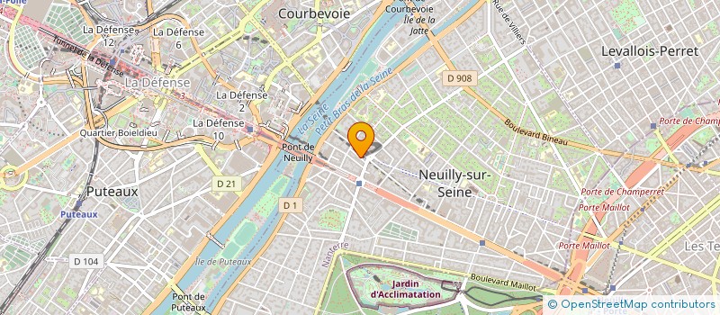 localisation de l'entreprise L'ERE DU BIEN-ETRE à NEUILLY-SUR-SEINE