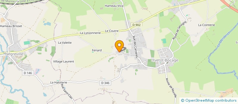 localisation de l'entreprise L'ERE DU BOIS  YVETOT-BOCAGE