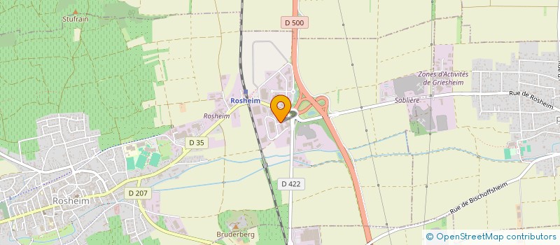 localisation de l'entreprise L'ERE IMMOBILIERE  ROSHEIM