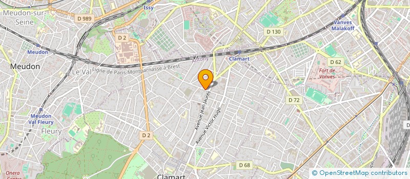 localisation de l'entreprise L'ERE & MEDIAS à CLAMART