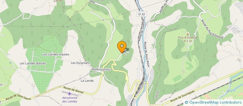 localisation de l'entreprise L'ERE MURALE  SAINT-DENIS-LES-MARTEL