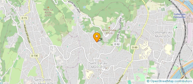 localisation de l'entreprise L'ERMIGAUD  SAINT-CYR-AU-MONT-D'OR