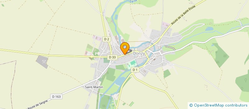 localisation de l'entreprise L'ERMITAGE à DONZY