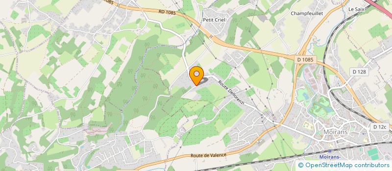 localisation de l'entreprise L'ERMITAGE  MOIRANS