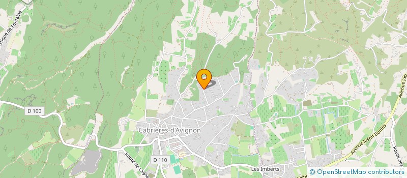 localisation de l'entreprise L'ERMITAGE  CABRIERES D'AVIGNON