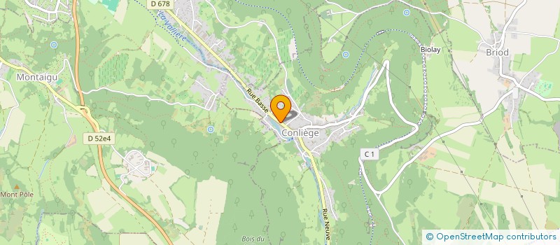 localisation de l'entreprise L ERMITAGE  CONLIEGE