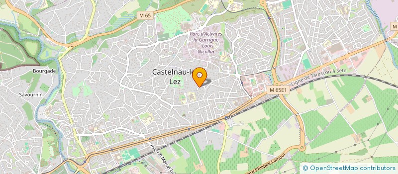 localisation de l'entreprise L'ERMITAGE  CASTELNAU-LE-LEZ