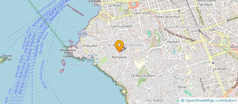 localisation de l'entreprise L'ERMITAGE à MARSEILLE