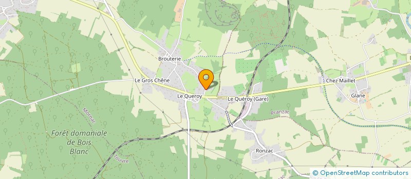 localisation de l'entreprise L'ERMITAGE à MORNAC