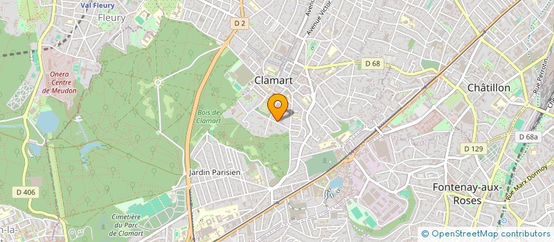 localisation de l'entreprise L'ERMITAGE DE CLAMART à CLAMART