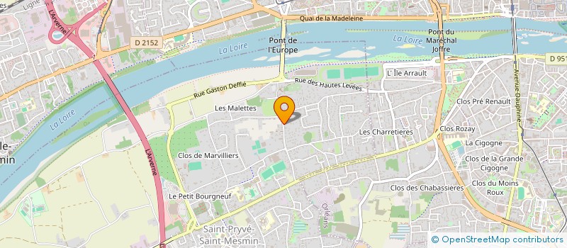 localisation de l'entreprise L'ERMITAGE DE JULIETTE  SAINT-PRYVE-SAINT-MESMIN