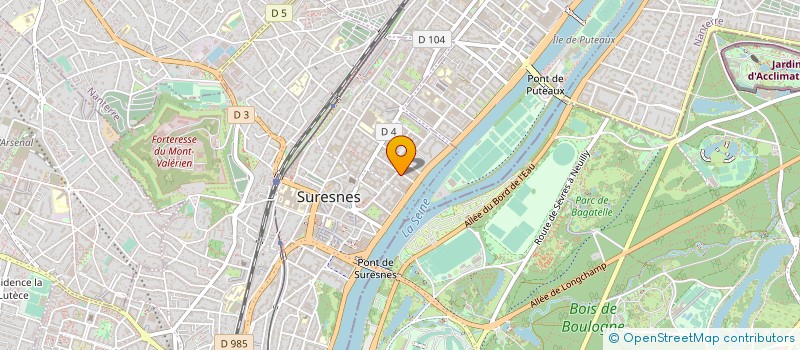 localisation de l'entreprise L'ERMITAGE DE PONT PETIT à SURESNES