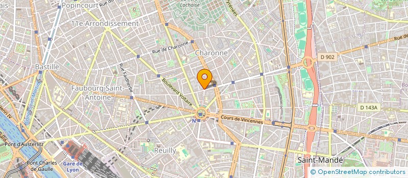 localisation de l'entreprise L'ERMITAGE IMMO  PARIS