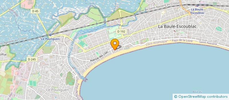 localisation de l'entreprise L'ERMITE  LA BAULE-ESCOUBLAC