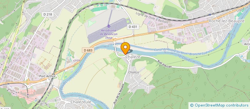 localisation de l'entreprise L'ES-TEAM  CHALEZE