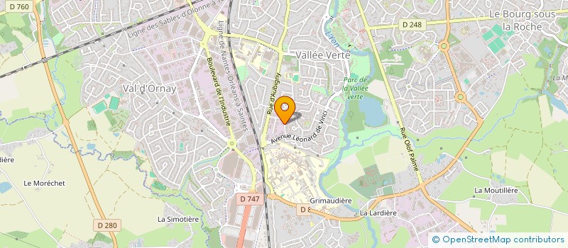 localisation de l'entreprise L'ESASSOCIES - BDE ECOLE SUPERIEURE DE L'ALTERNANCE à LA ROCHE-SUR-YON