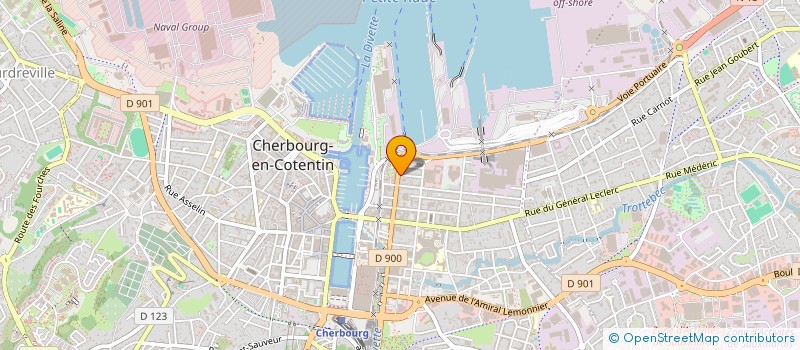 localisation de l'entreprise L'ESCABEAU EDITIONS  CHERBOURG-EN-COTENTIN