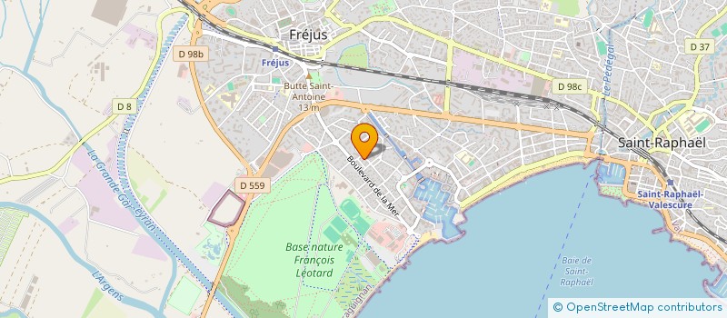 localisation de l'entreprise L'ESCADE à FREJUS