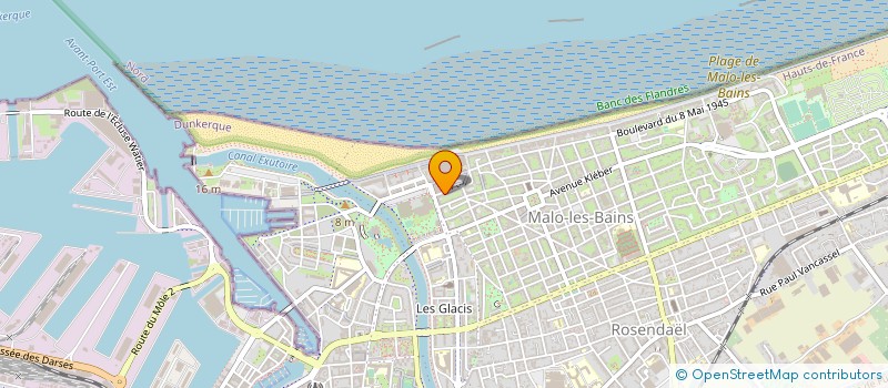 localisation de l'entreprise L ESCADRE à DUNKERQUE