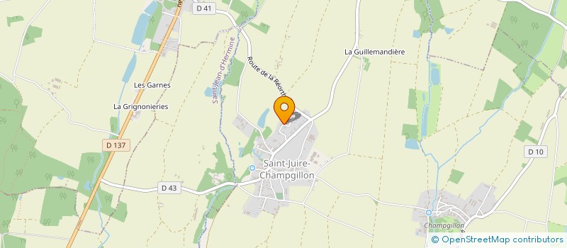 localisation de l'entreprise L'ESCADRON DES FOUS DU CIEL  SAINT-JUIRE-CHAMPGILLON