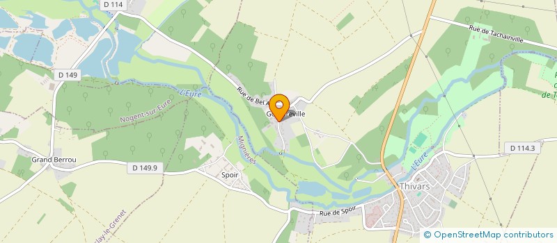 localisation de l'entreprise L'ESCAL à THIVARS