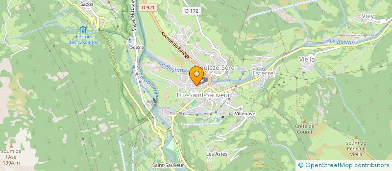 localisation de l'entreprise L'ESCAL-LUZ  LUZ-SAINT-SAUVEUR