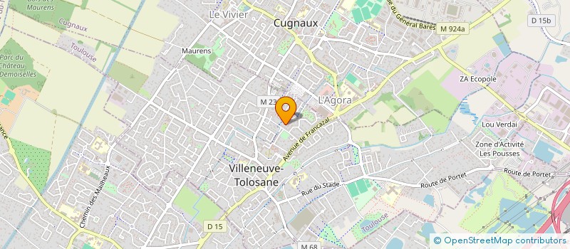 localisation de l'entreprise L'ESCALADE DU GOUT à CUGNAUX