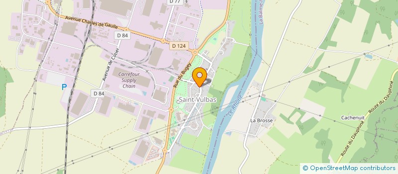 localisation de l'entreprise L'ESCALADE POUR TOUS à SAINT-VULBAS