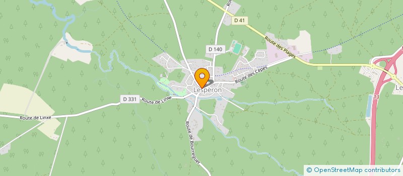 localisation de l'entreprise L ESCALANDES  LESPERON