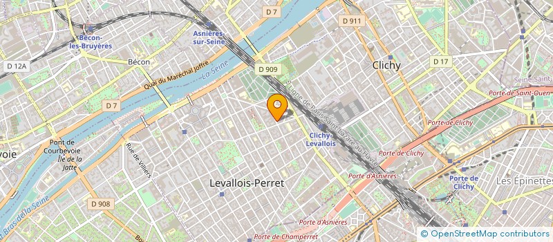 localisation de l'entreprise L'ESCALATOR à LEVALLOIS-PERRET