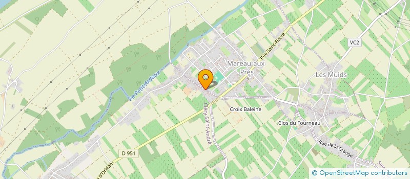localisation de l'entreprise L'ESCALE 207 à MAREAU-AUX-PRES