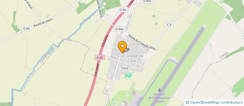 localisation de l'entreprise L'ESCALE à DEOLS