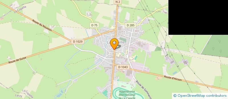 localisation de l'entreprise L'ESCALE  LA CAPELLE