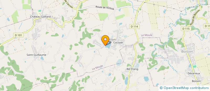 localisation de l'entreprise L'ESCALE à LE MOULE