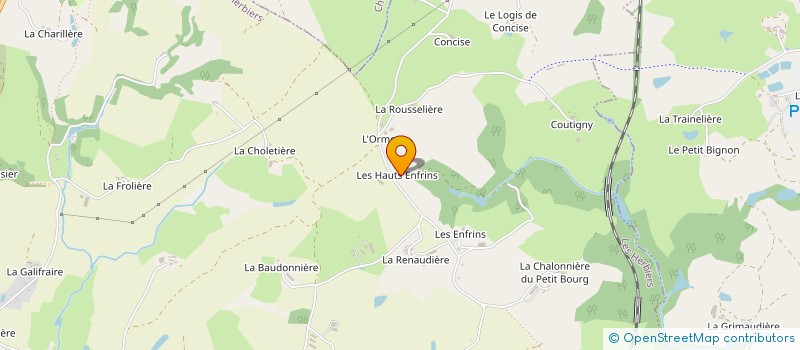 localisation de l'entreprise L'ESCALE à LES HERBIERS