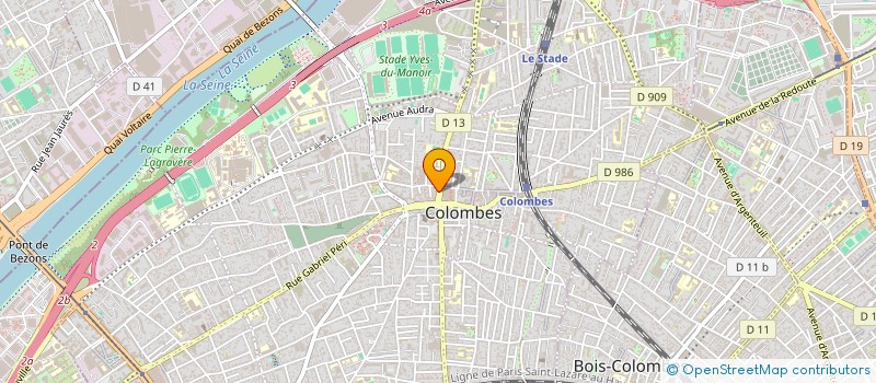 localisation de l'entreprise L'ESCALE à COLOMBES