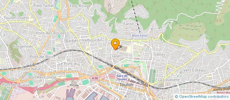 localisation de l'entreprise L'ESCALE  TOULON