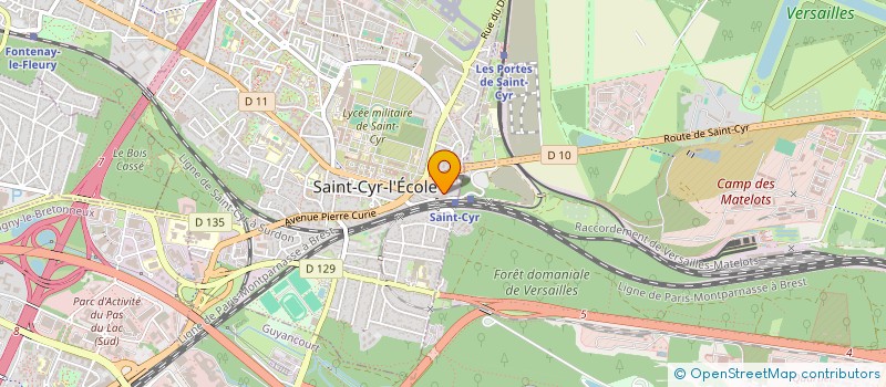 localisation de l'entreprise L'ESCALE à SAINT-CYR-L'ECOLE