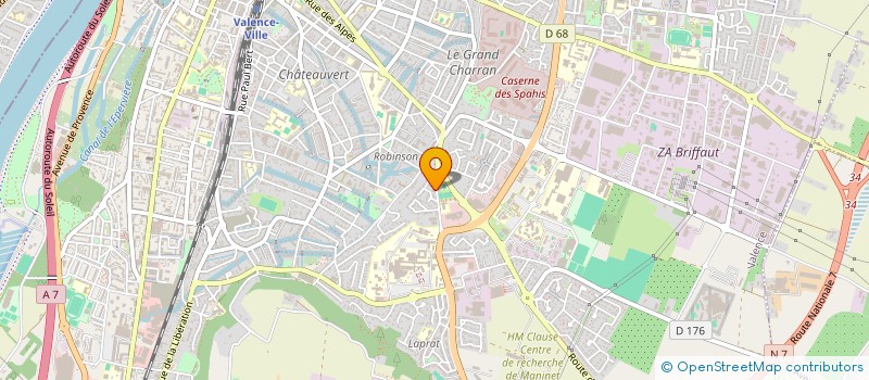 localisation de l'entreprise L'ESCALE à VALENCE