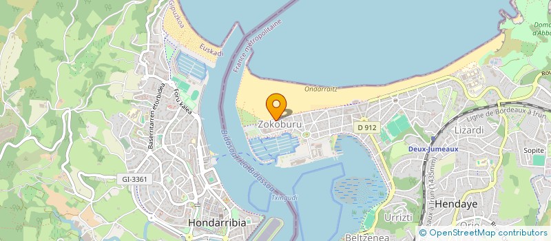 localisation de l'entreprise L ESCALE à HENDAYE