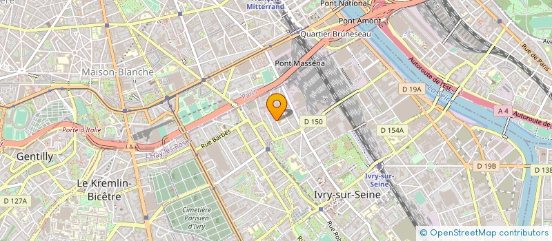 localisation de l'entreprise L'ESCALE à IVRY-SUR-SEINE