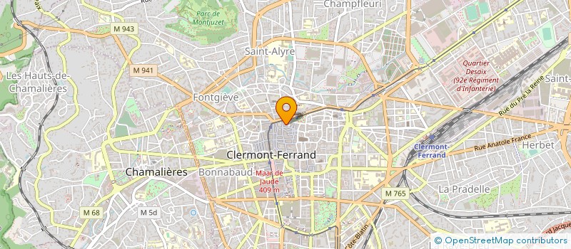 localisation de l'entreprise L'ESCALE à CLERMONT FERRAND