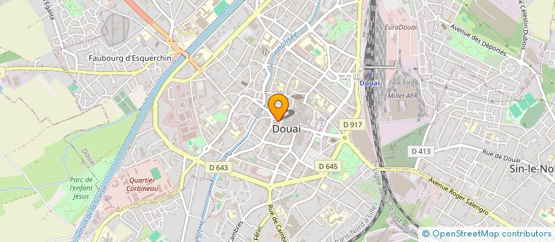 localisation de l'entreprise L'ESCALE 59  DOUAI